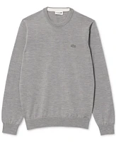 Lacoste Men's Solid Crewneck Sweater