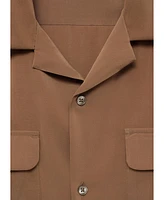 Mango Men's Chest-Pocket Shirt