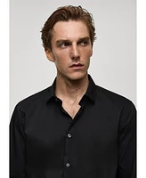 Mango Men's Stretch Cotton Shirt