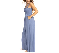 Roxy Juniors' Just Passing By Wide-Leg Jumpsuit