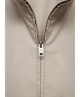 Mango Men's Zip-Up Lyocell Jacket