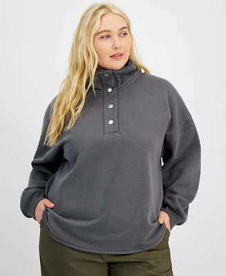 Planet Heart Trendy Plus Quarter-Snap Fleece