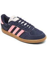 Adidas Women's Breaknet Sleek Suede Casual Sneakers from Finish Line