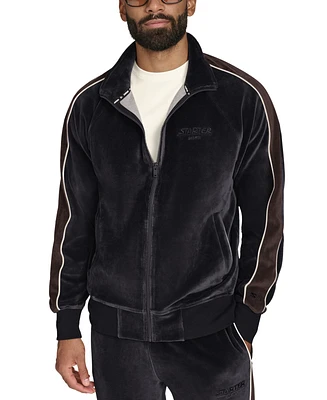 Starter Men's Velour Track Jacket