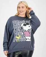 Grayson Threads, The Label Trendy Plus Peanuts Graphic Sweatshirt