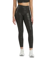 Reebok Women's Lux Faux Leather High Rise Leggings