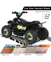 Costway 6V Kids Electric Quad Atv 4 Wheels Ride On Toy Toddlers Forward&Reverse