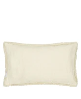 Designers Guild Mousson Chalk Faux Sheepskin Decorative Pillow