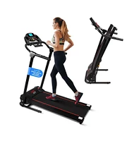 SereneLife Digital Smart Treadmill with Bluetooth and FitShow App Compatibility