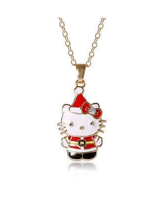 Hello Kitty Sanrio Christmas Santa Pendant Necklace