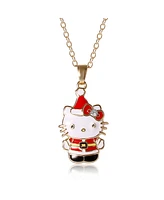 Hello Kitty Sanrio Christmas Santa Pendant Necklace