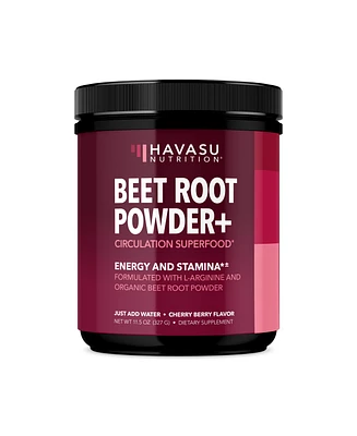 Beet Root Powder, Black Cherry Flavored, Havasu Nutrition, 327gm