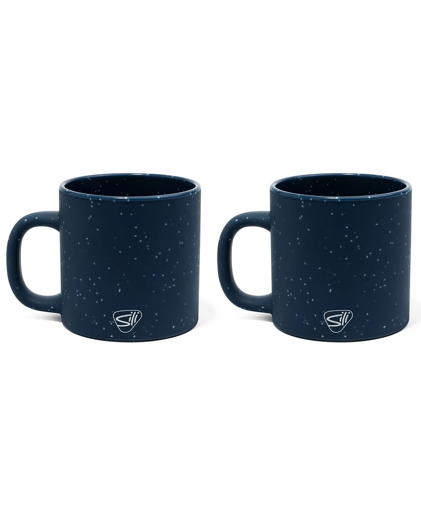 Coffee Mug 16oz: 2 pk - Speckled Blue