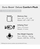 Intex Dura Beam Comfort Plus Airbed Mattress w/ Built-In Pump, Twin Size