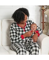 Gerber Baby Girls Holiday Family Pajamas Neutral One Piece Footed