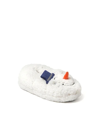 Dearfoams Girls Emery Critter Closed Back Animal Slipper