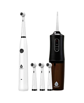 Pursonic Mario Lopez Usb Rechargeable Electric Toothbrush & Usb Water Flosser