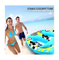 SereneLife Inflatable Towable Tube for Boating
