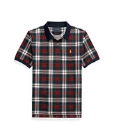 Polo Ralph Lauren Big Boys Plaid Cotton Mesh Shirt