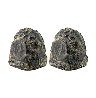 iHome Wireless Waterproof Rock Speaker Set for Outdoors - Mossy Oak Camo