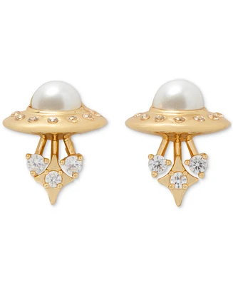 kate spade new york Gold-Tone Space Cadet Stud Earrings