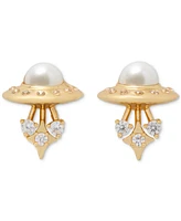 kate spade new york Gold-Tone Space Cadet Stud Earrings