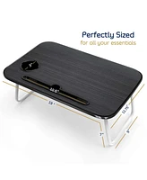 Nestl Foldable Lap Desk - Portable & Lightweight - Ideal for Working, Reading, or Eating