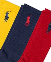 Polo Ralph Lauren Big Pony Crew Socks - 3-Pack