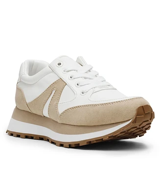 Anne Klein Women's Stellar Lace Up Jogger Platform Sneakers