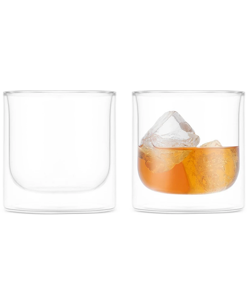 Bodum Skal Double-Walled Whiskey Glasses, Set of 2