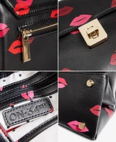 On 34th Tandii Lip Party Print Small Satchel Crossbody, Created for Macy's