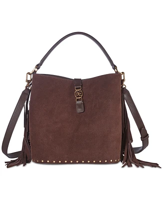 Sam Edelman Pryce Small Suede Crossbody Bucket