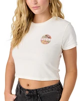 O'Neill Juniors' Flora Oasis Cotton Cropped Graphic T-Shirt