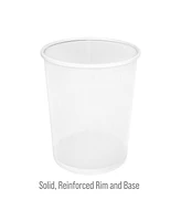 Seville Classics 2-Pack 6-Gallon Round Mesh Wastebasket Recycling Bin