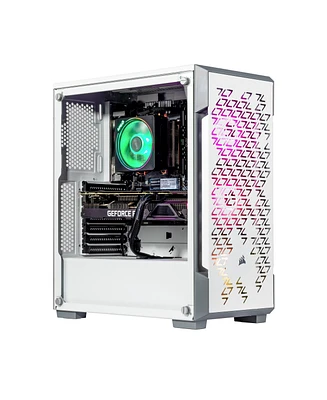 Velztorm White Fultix Custom Built Gaming Desktop Pc (Amd Ryzen 5-5500 6-Core, GeForce Gtx 1050 Ti, 32GB Ram, 512GB PCIe Ssd, Hdmi, Win 10 Home)