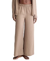 Calvin Klein Women's Satin Jacquard Sleep Pants QS7304