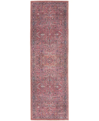 Nicole Curtis Machine Washable Series 1 SR102 2'2''x10' Runner Area Rug