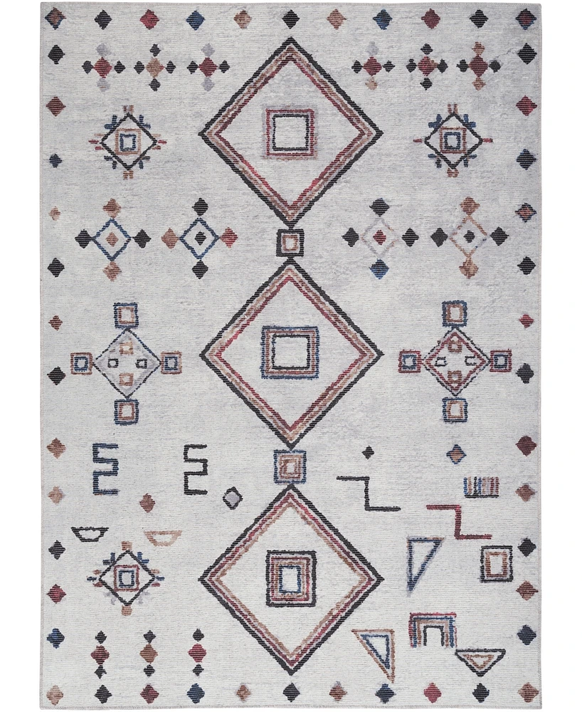 Nicole Curtis Machine Washable Series 1 SR108 5'3''x7'3'' Area Rug