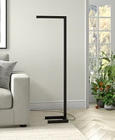 Hudson & Canal 52" Metal Malin Tall Integrated Led Floor Lamp