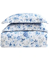 Laura Ashley Breezy Floral Reversible -Pc. Quilt Set