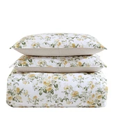 Laura Ashley Roses Sateen -Pc. Duvet Cover Set