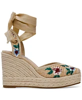 Steve Madden Women's Vero Platform Raffia Wedge Sandals