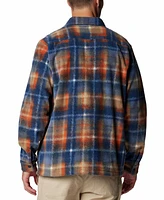 Columbia Men's Steens Mountain Ii Plaid Fleece Shirt Jacket