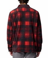 Columbia Men's Steens Mountain Ii Plaid Fleece Shirt Jacket