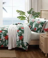Tommy Bahama Home Festive Palms Reversible 3-Pc. Comforter Set, King
