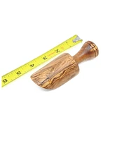 BeldiNest Olive Wood Bath Salt Scoops, Set of 2"