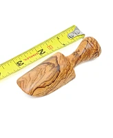 BeldiNest Olive Wood Bath Salt Scoops, Set of 2"