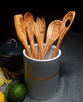 BeldiNest Olive Wood Utensil Set of 5