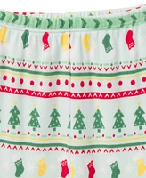 Gerber Toddler Boys Holiday Family Pajamas Neutral Two Piece