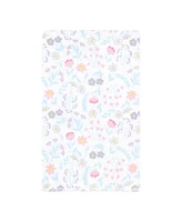 Hudson Baby Infant Girl Flannel Burp Cloth 10pk, Garden Fairies, One Size